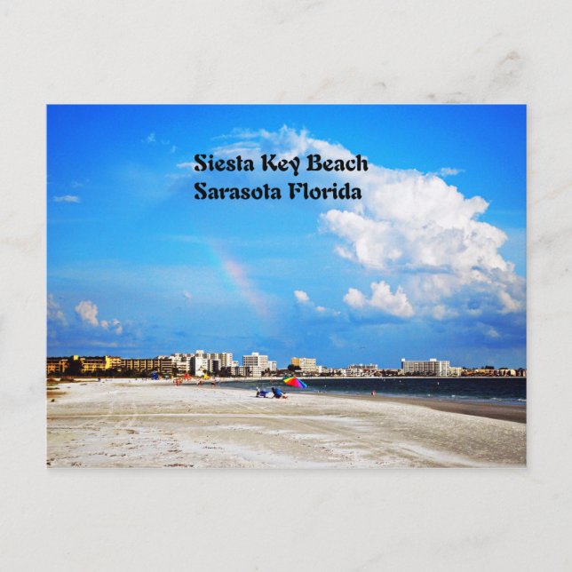 Siesta Key Beach Postkarte (Vorderseite)