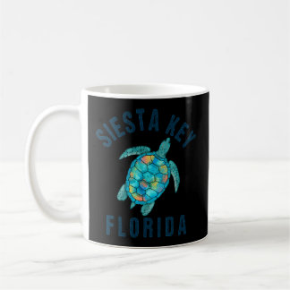Siesta Key Fl Beach Turtle Illustration Kaffeetasse