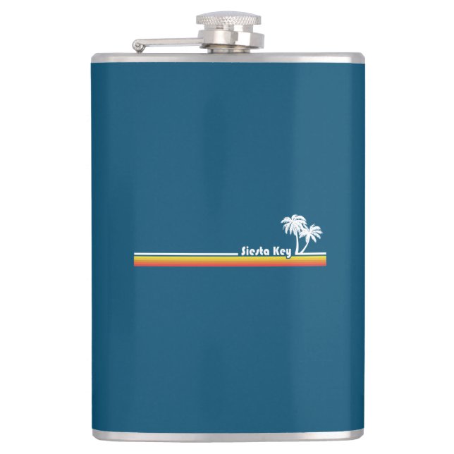 Siesta Key Florida Flachmann (Vorderseite)