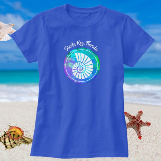 Siesta Key Florida Muschel T - Shirt (Von Creator hochgeladen)