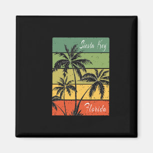 Siesta Key Florida Strand Sonnenuntergang Vintage  Magnet