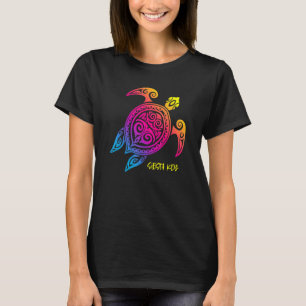 Siesta Key Florida Sunset Sea Turtle Beach Vacatio T-Shirt