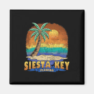 Siesta Key Florida Vintag Distressed Souvenir Magnet
