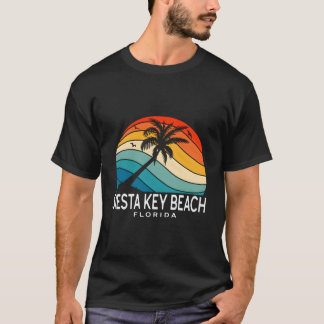 Siesta Key Strand Florida Tropischer Strand Palmen T-Shirt