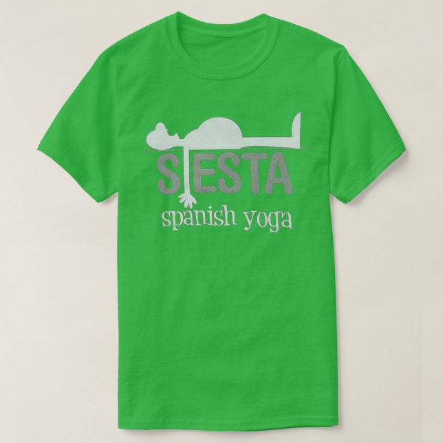 SIESTA SPANISH YOGA T-Shirt (Design vorne)