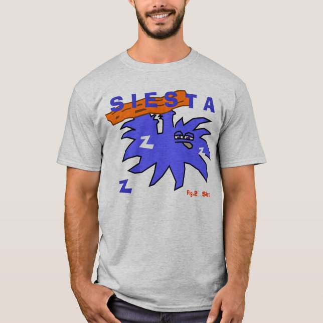 Siesta-Trägheit T-Shirt (Vorderseite)