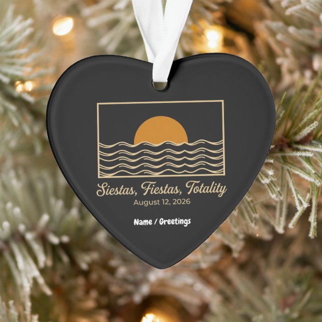 Siestas Fiestas Totality Spain Solar Eclipse 2026  (Arbre)