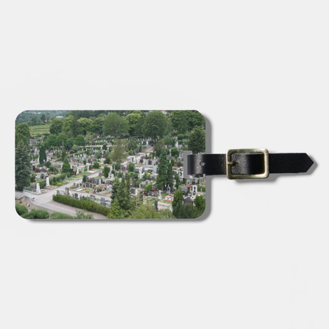 Sieveringer Friedhof Gepäckanhänger (Vorderseite horizontal)