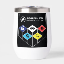 SIGGRAPH 2024 Mini-Wasserflasche