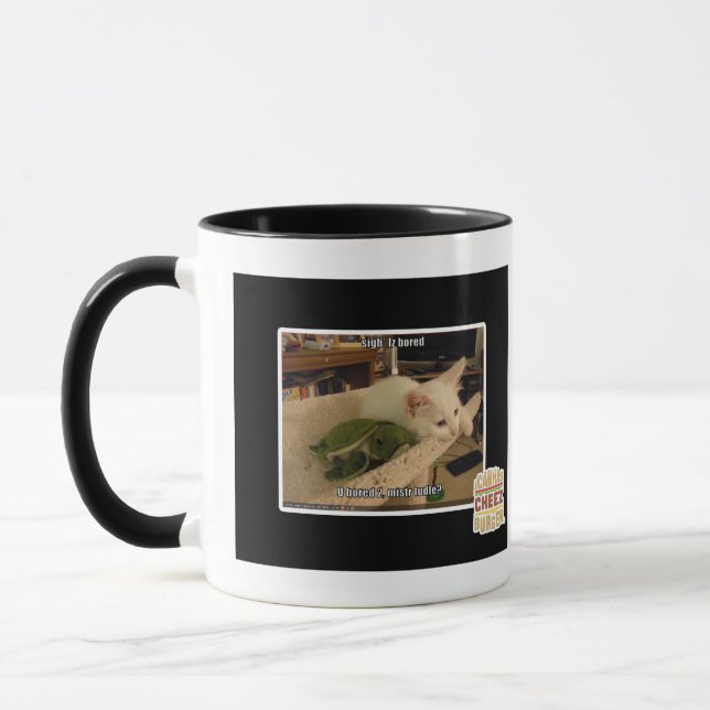 Sigh. Iz gelangweilt Tasse (Links)