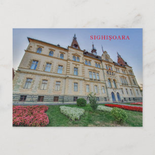 Sighisoara City Hall Blick Postkarte