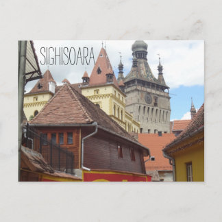 Sighisoara Mittelalterliche Stadt Postkarte