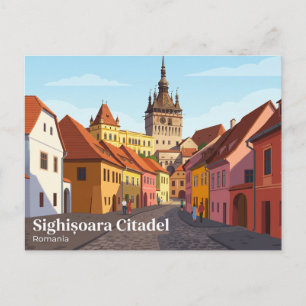 Sighisoara Zitadelle Rumänien Postkarte