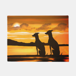 Sighthounds - Windhund Sunrise Fußmatte