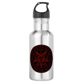 Sigil Baphomet dreifachen Mondes und sigil von Edelstahlflasche
