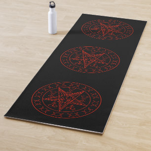 Sigil Baphomet dreifachen Mondes und sigil von Yogamatte