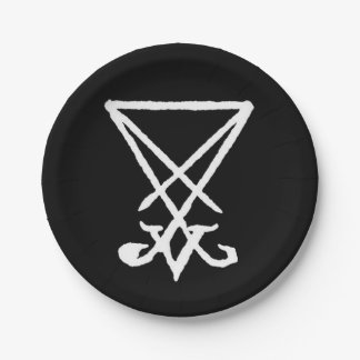 Sigil Lucifer PapierTellers Pappteller