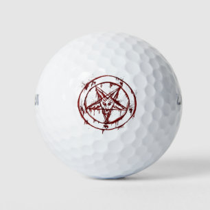 Sigil mit Ziegenkopf Golfball