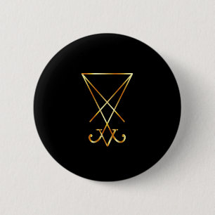 Sigil von Lucifer- A Symbol von Satanism Button