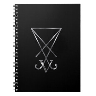 Sigil von Lucifer- A Symbol von Satanism Notizblock