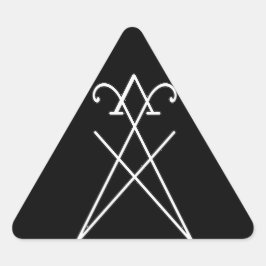 Sigil von Lucifer Morningstar, dreieckiger Sticker