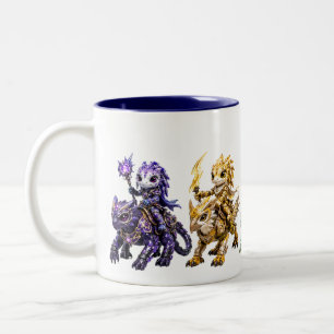 Sigilkin Elemental Reiter-Gruppe Zweifarbige Tasse