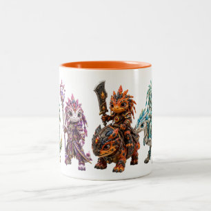 Sigilkin Große Legion - Krieger & Bestienreiter Zweifarbige Tasse