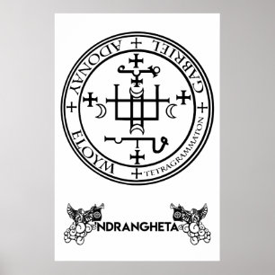 sigillo Arcangelo Gabriele - 'Ndrangheta Poster