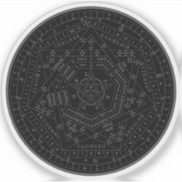 Sigillum Dei Aemeth (grau) Aufkleber