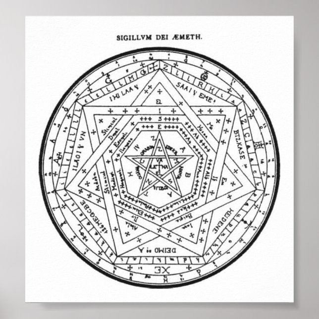 Sigillum Dei Aemeth Poster (Vorne)