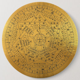 Sigillum Dei Siegel of God Angelic John Dee Diagra Button
