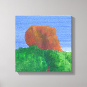 Sigiriya Felsen Leinwanddruck