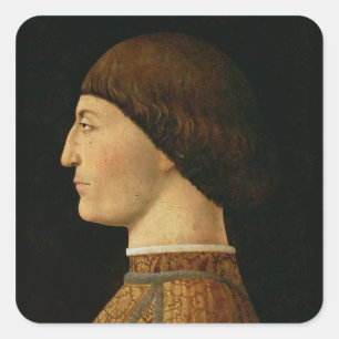 Sigismondo Malatesta Quadratischer Aufkleber
