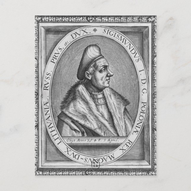 Sigismund I Postkarte (Vorderseite)
