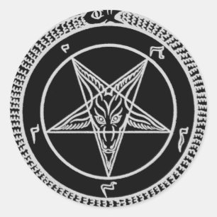 Sigle de Baphomet autocollant
