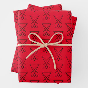 Sigle de Lucifer enveloppant des feuilles de papie