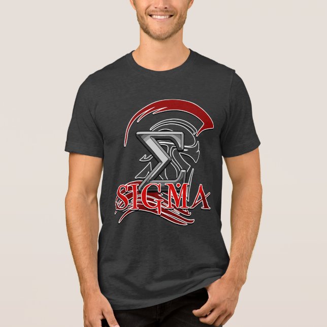 SIGM 3 Men's Basic T-Shirt Tri-Blend Shirt (Vorderseite)