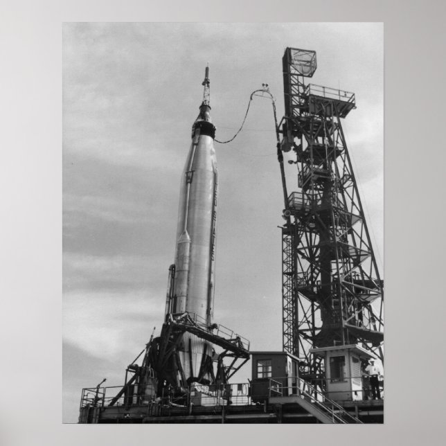 Sigma 7 (Merkur Atlas 8) Vorbereitung für den Star Poster (Vorne)