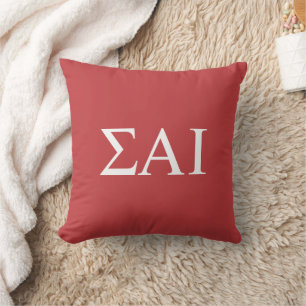 Sigma Alpha Iota griechische Buchstaben Kissen