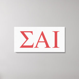 Sigma Alpha Iota griechische Buchstaben Leinwanddruck