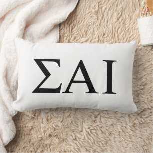 Sigma Alpha Iota griechische Buchstaben Lendenkissen