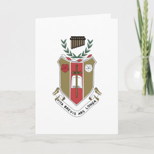 Sigma Alpha Iota Musik-Schwesternschaft-Wappen Karte