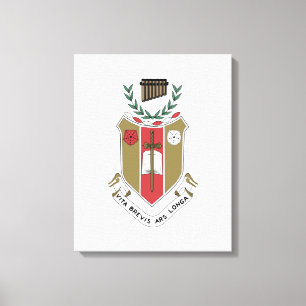 Sigma Alpha Iota Musik-Schwesternschaft-Wappen Leinwanddruck