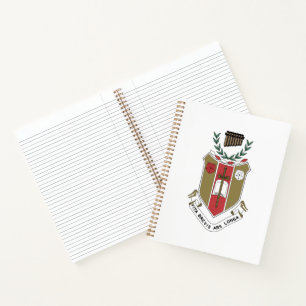 Sigma Alpha Iota Musik-Schwesternschaft-Wappen Notizbuch