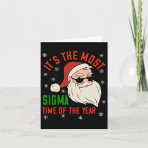 Sigma Christmas Sigma Santa Teenage Boys Funny Xma Karte