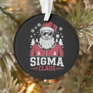 Sigma Claus Cool Père Noël Rizz Rizzler Memes de N