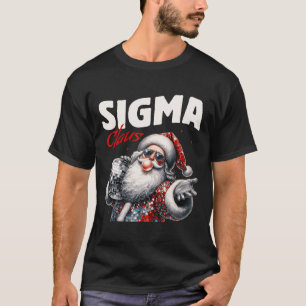 Sigma Claus Cool Santa Funny Weihnachten Weihnacht T-Shirt
