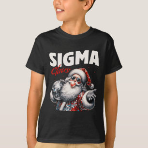 Sigma Claus Cool Santa Funny Weihnachten Weihnacht T-Shirt