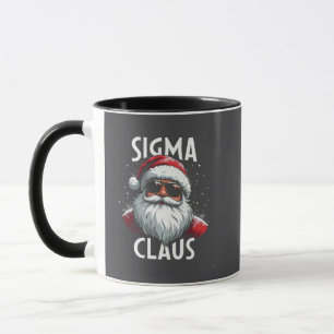 Sigma Claus Funny Gen Alpha Middle School Christma Tasse