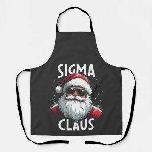 Sigma Claus Lustiger Gen Alpha Mittelschule Weihna Schürze